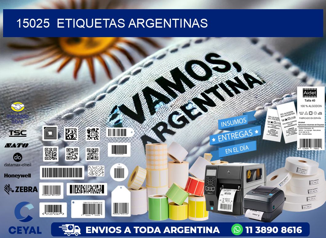15025 ETIQUETAS ARGENTINAS