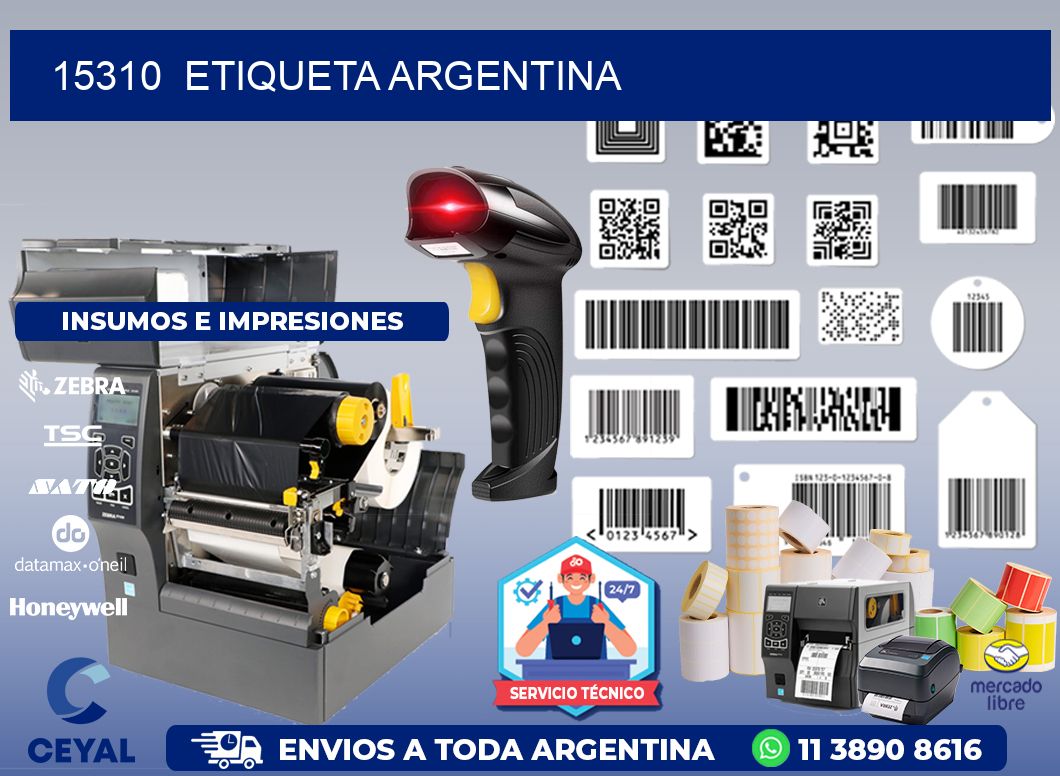 15310 ETIQUETA ARGENTINA