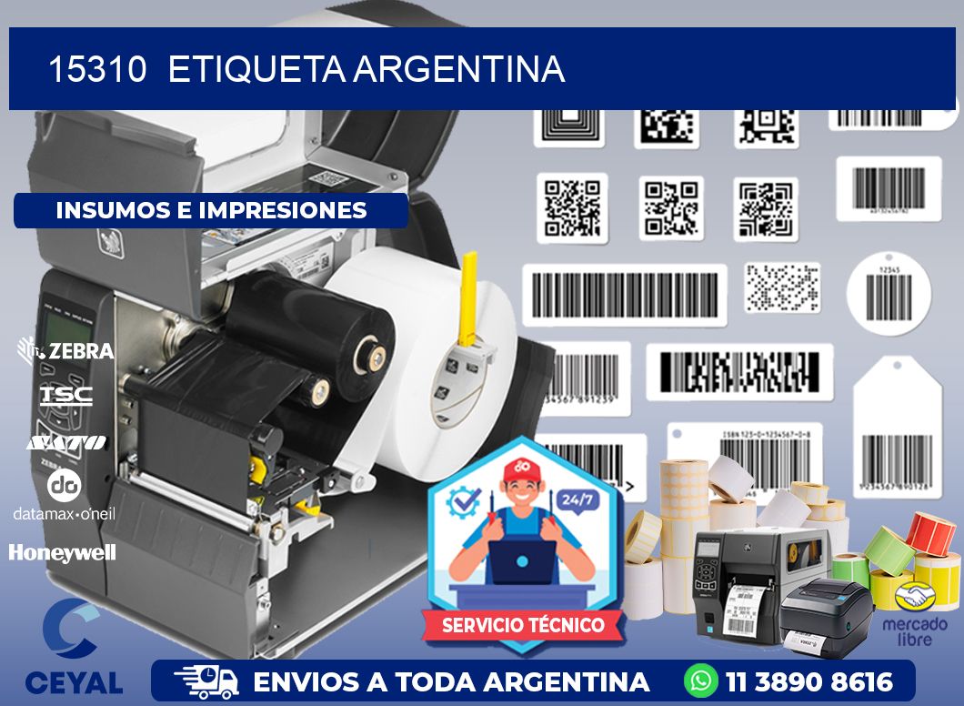 15310 ETIQUETA ARGENTINA