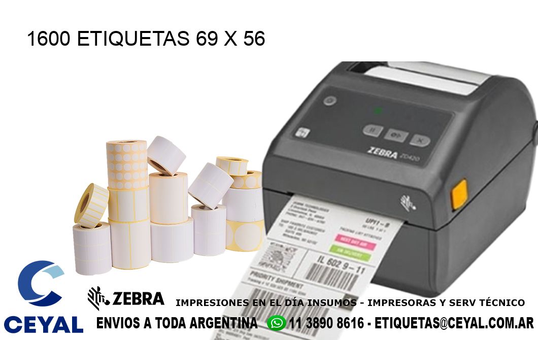 1600 ETIQUETAS 69 x 56