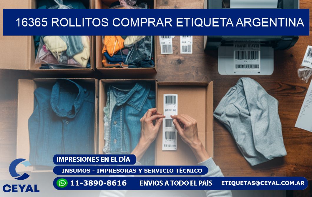 16365 ROLLITOS COMPRAR ETIQUETA ARGENTINA