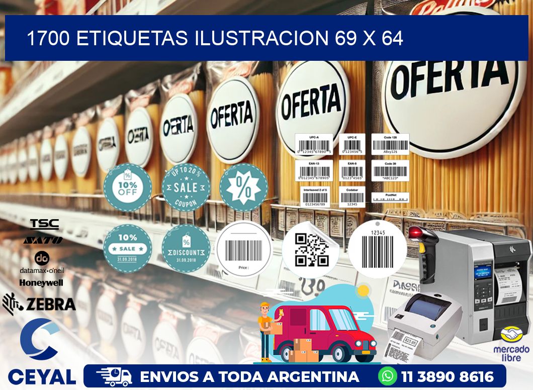 1700 ETIQUETAS ILUSTRACION 69 x 64