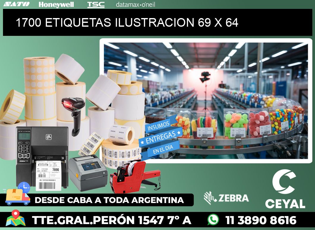 1700 ETIQUETAS ILUSTRACION 69 x 64