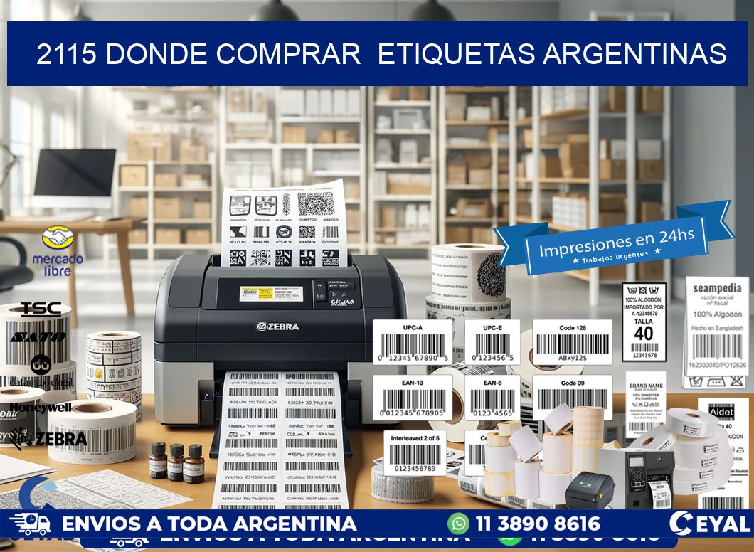 2115 DONDE COMPRAR ETIQUETAS ARGENTINAS