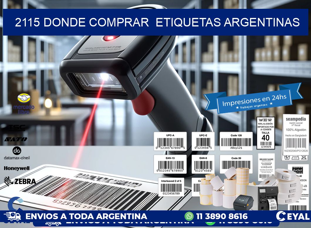2115 DONDE COMPRAR ETIQUETAS ARGENTINAS