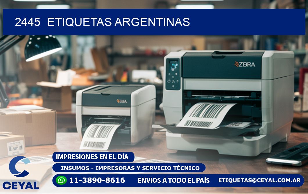 2445  ETIQUETAS ARGENTINAS