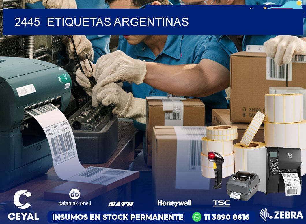 2445  ETIQUETAS ARGENTINAS