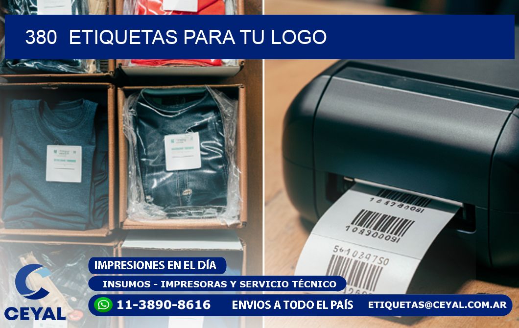 380  ETIQUETAS PARA TU LOGO