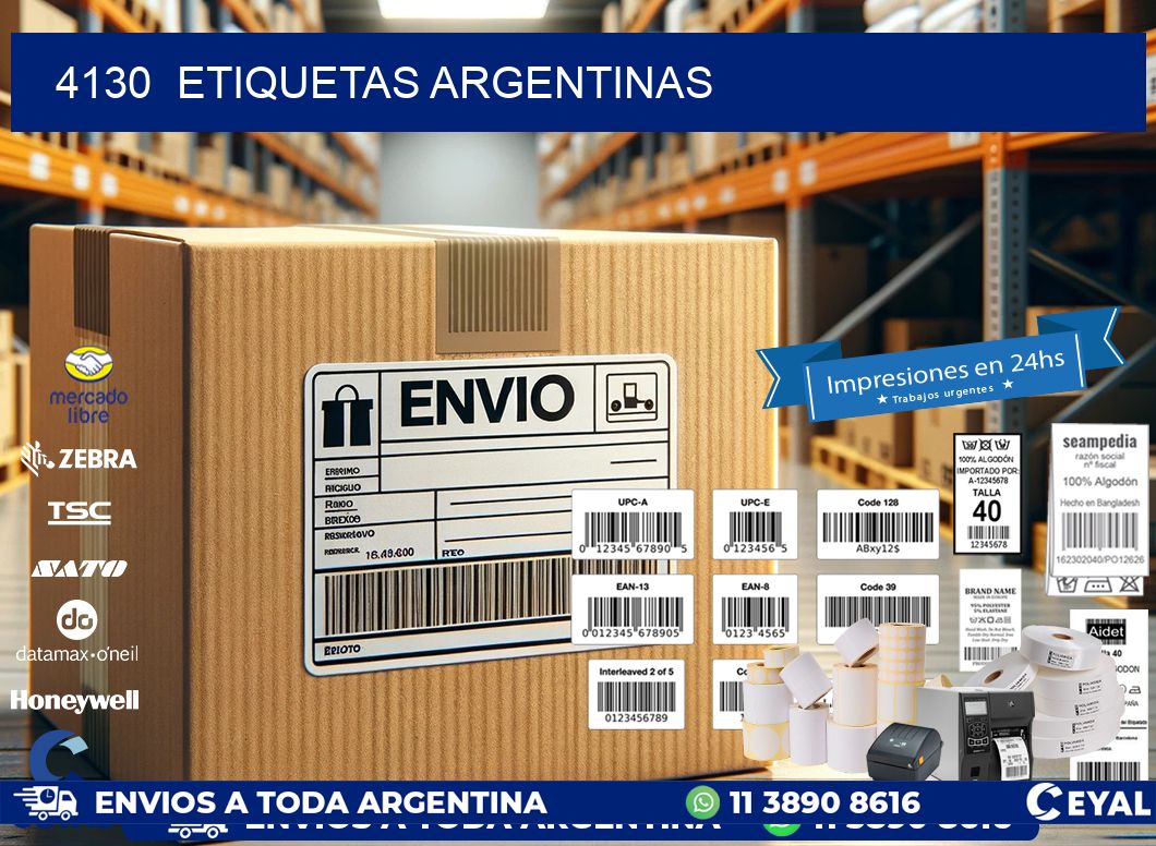 4130  ETIQUETAS ARGENTINAS