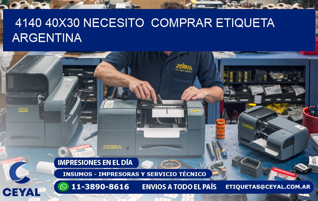 4140 40X30 NECESITO COMPRAR ETIQUETA ARGENTINA