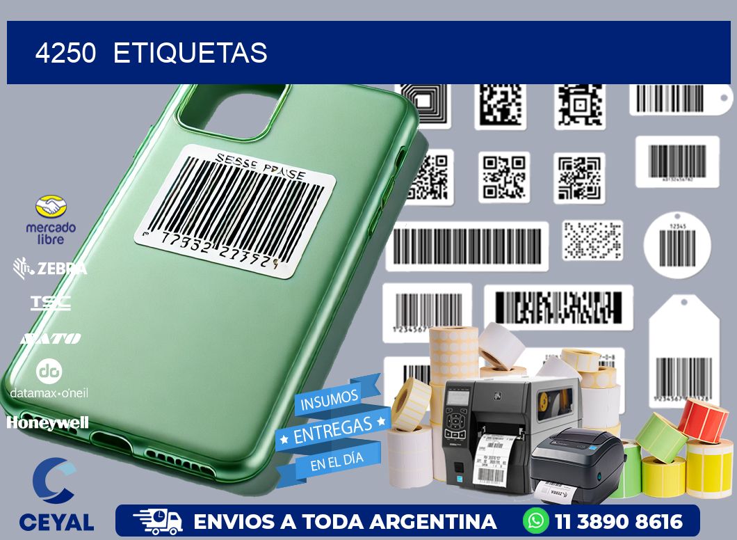 4250  ETIQUETAS