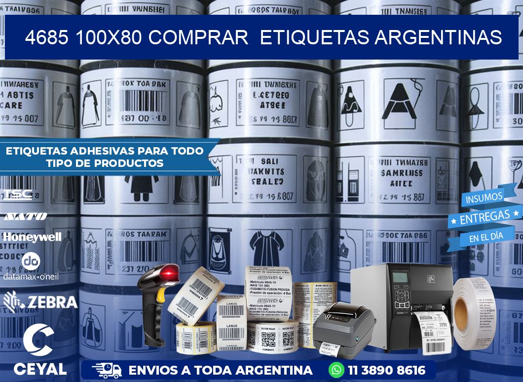 4685 100X80 COMPRAR  ETIQUETAS ARGENTINAS