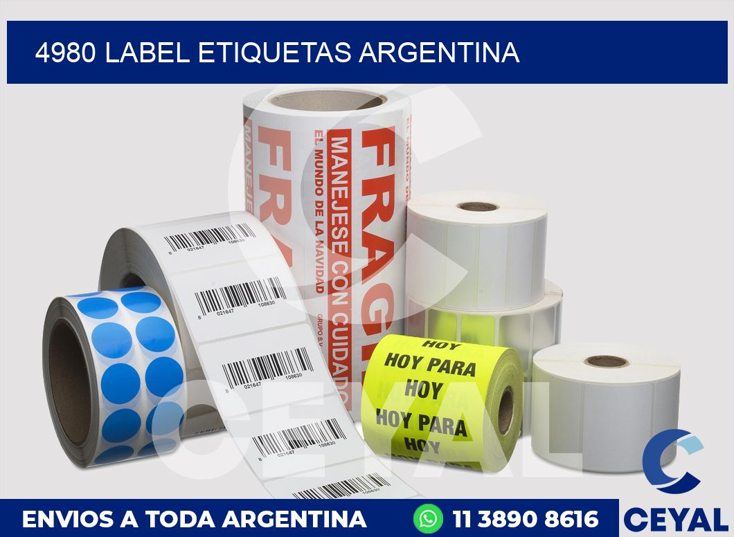 4980 LABEL ETIQUETAS ARGENTINA