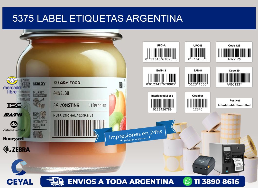 5375 LABEL ETIQUETAS ARGENTINA
