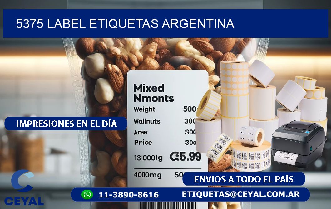5375 LABEL ETIQUETAS ARGENTINA