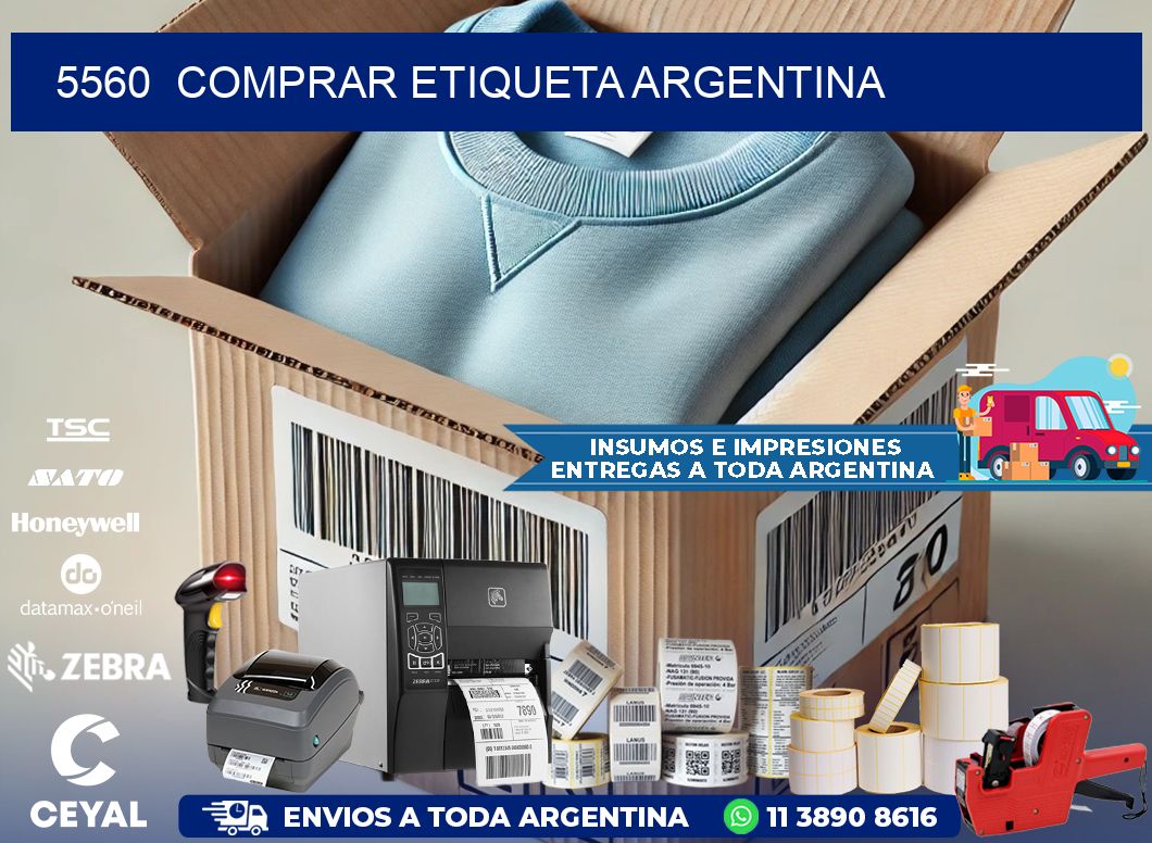 5560  COMPRAR ETIQUETA ARGENTINA