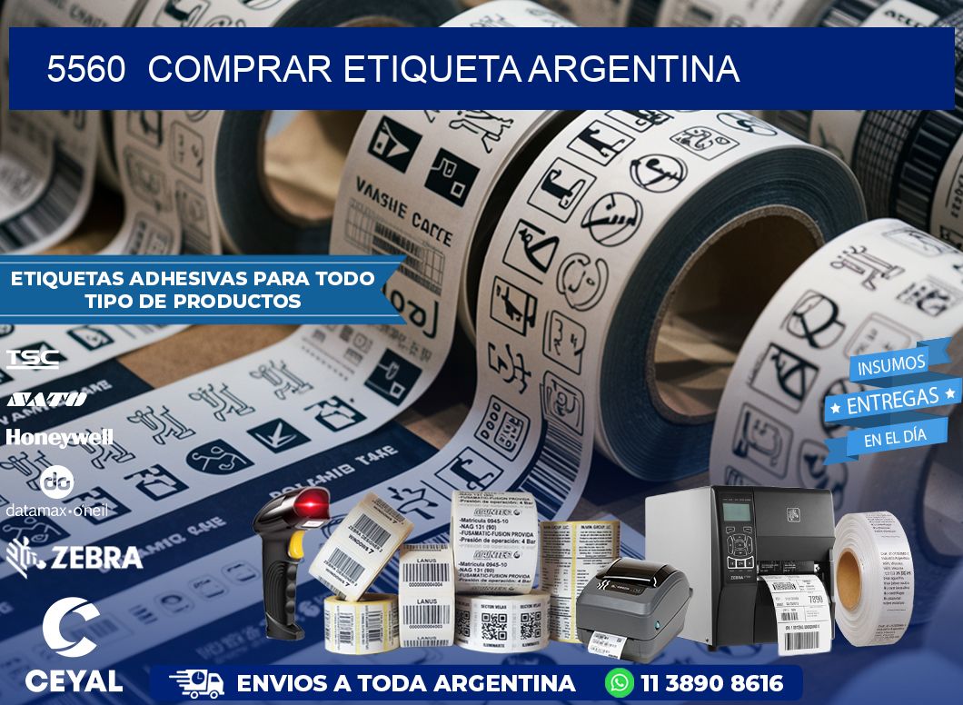 5560  COMPRAR ETIQUETA ARGENTINA