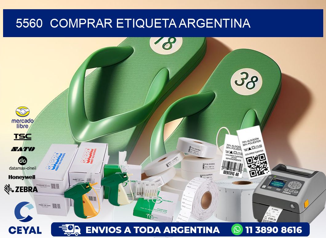5560  COMPRAR ETIQUETA ARGENTINA