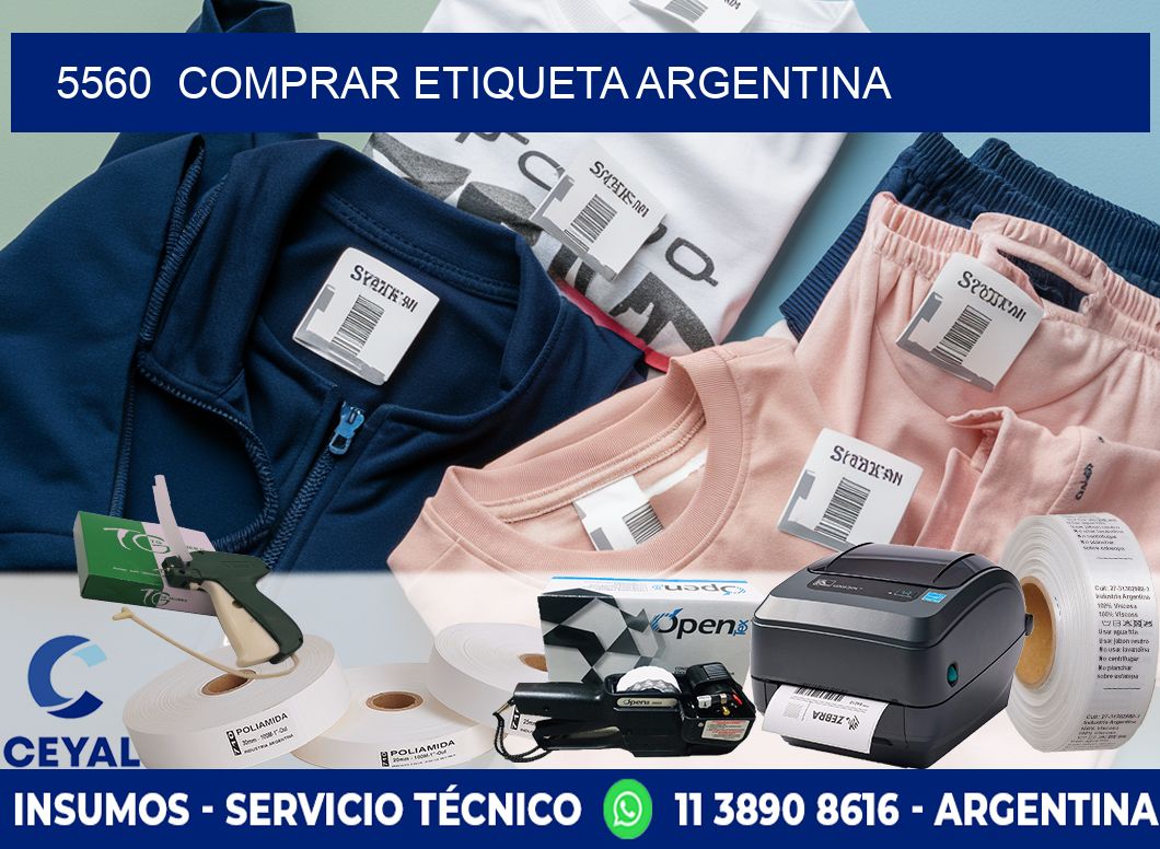 5560  COMPRAR ETIQUETA ARGENTINA