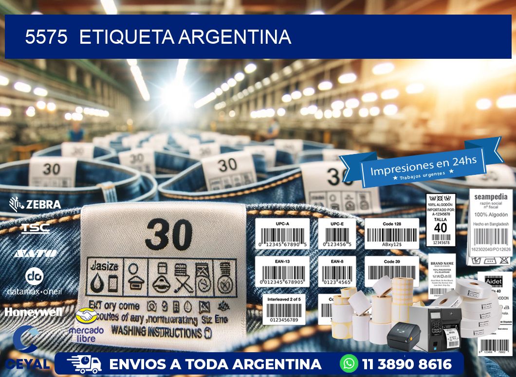 5575  ETIQUETA ARGENTINA