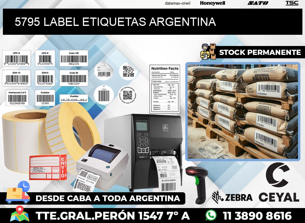 5795 LABEL ETIQUETAS ARGENTINA