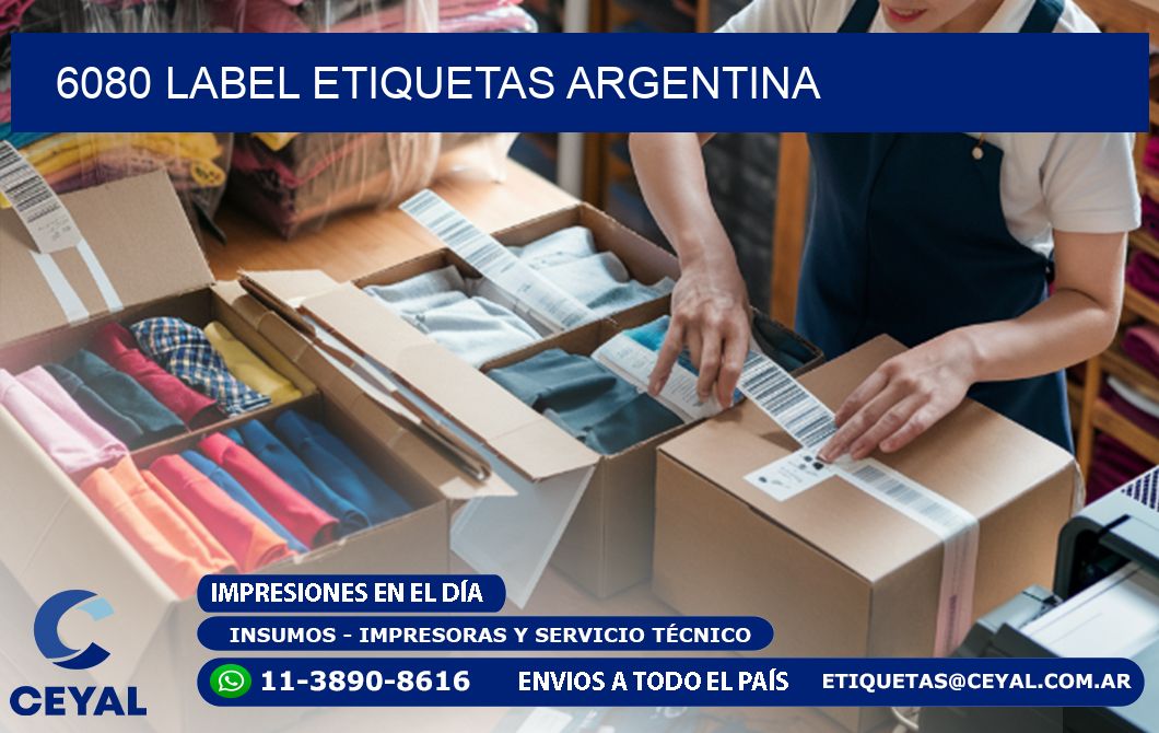 6080 LABEL ETIQUETAS ARGENTINA