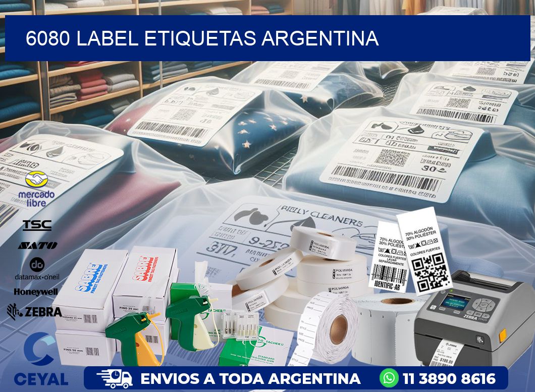 6080 LABEL ETIQUETAS ARGENTINA