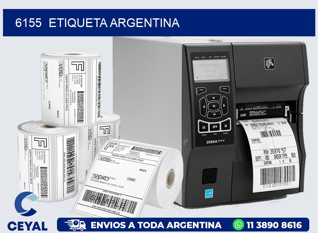 6155 ETIQUETA ARGENTINA