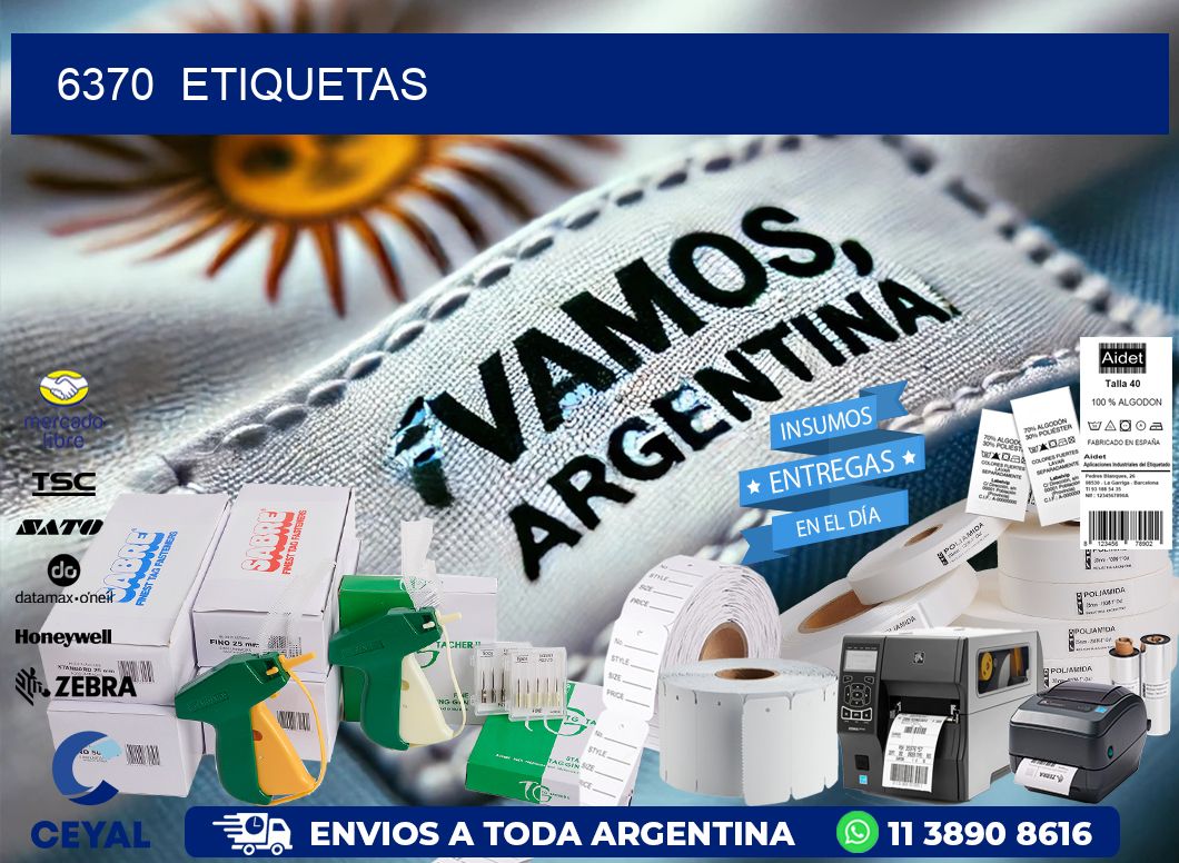 6370  ETIQUETAS