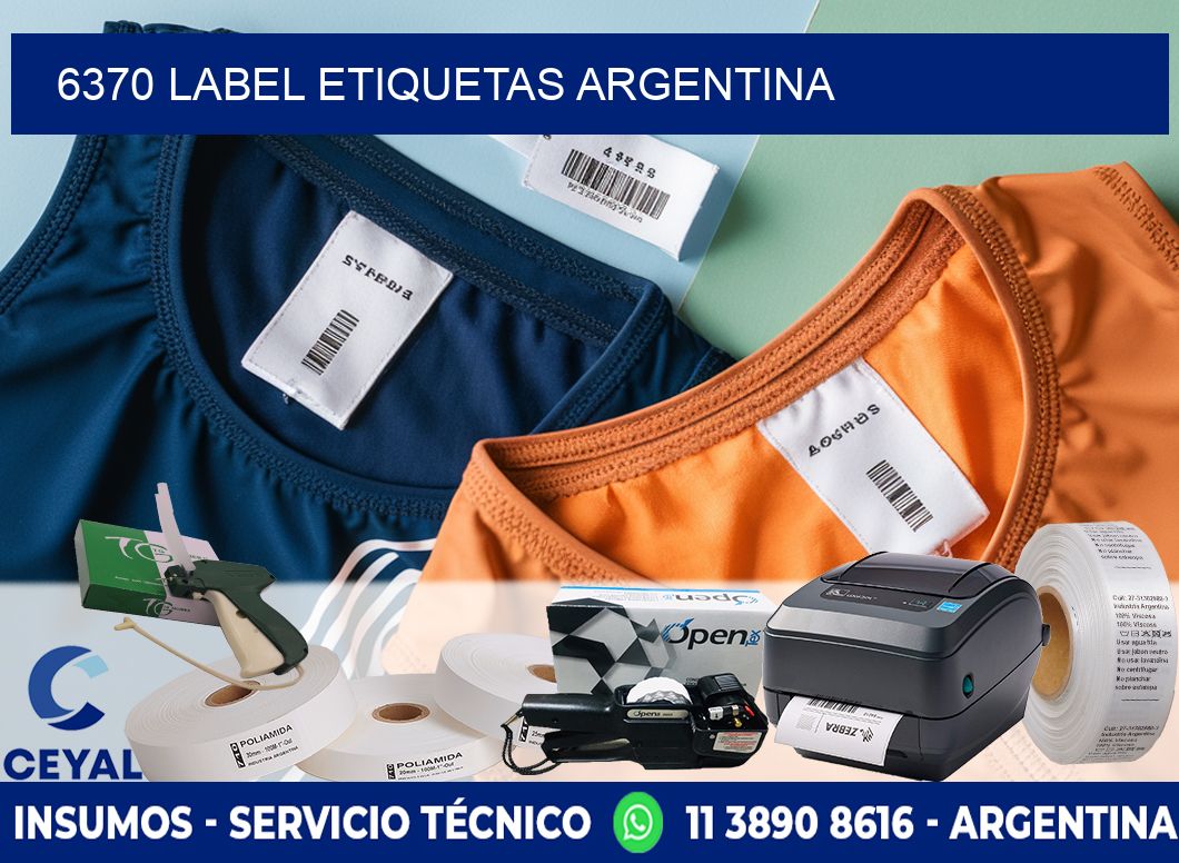 6370 LABEL ETIQUETAS ARGENTINA