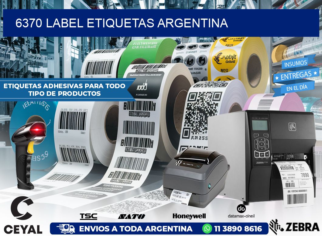 6370 LABEL ETIQUETAS ARGENTINA