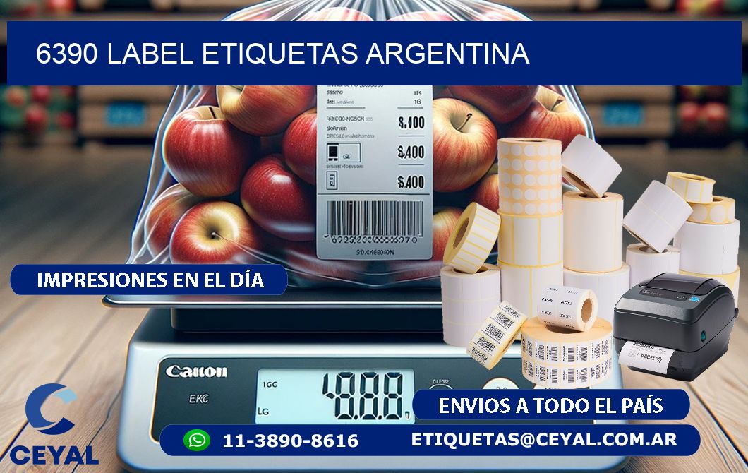 6390 LABEL ETIQUETAS ARGENTINA