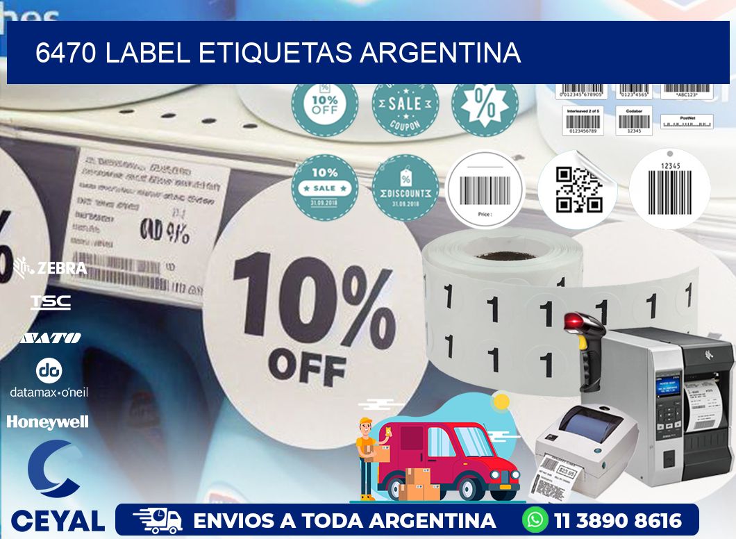 6470 LABEL ETIQUETAS ARGENTINA