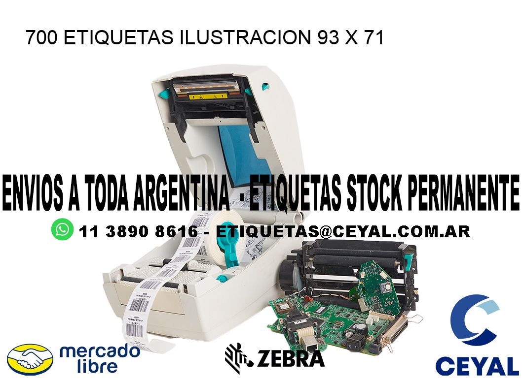 700 ETIQUETAS ILUSTRACION 93 x 71