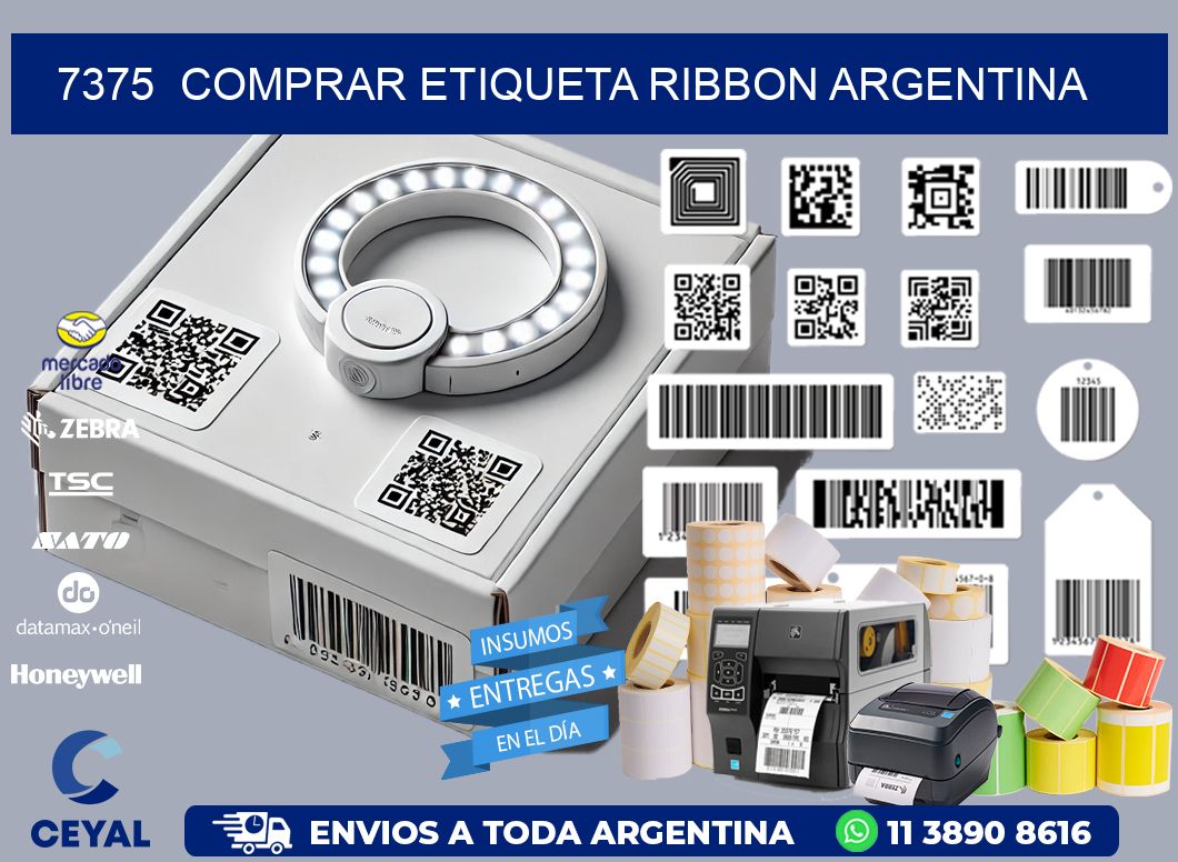 7375  COMPRAR ETIQUETA RIBBON ARGENTINA
