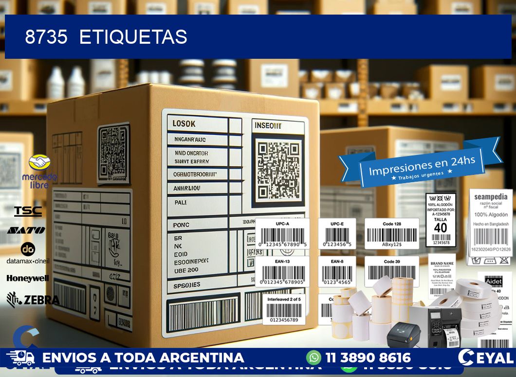 8735  ETIQUETAS