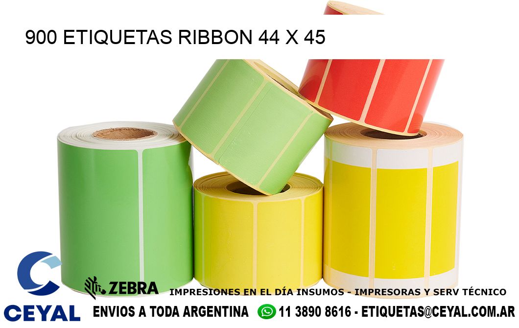 900 ETIQUETAS RIBBON 44 x 45