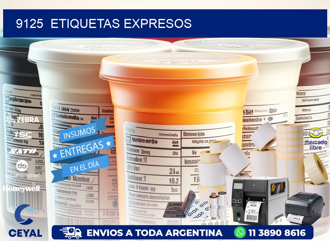 9125  ETIQUETAS EXPRESOS