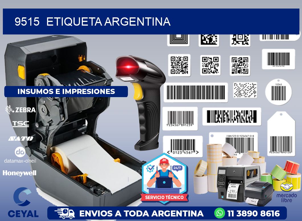 9515 ETIQUETA ARGENTINA