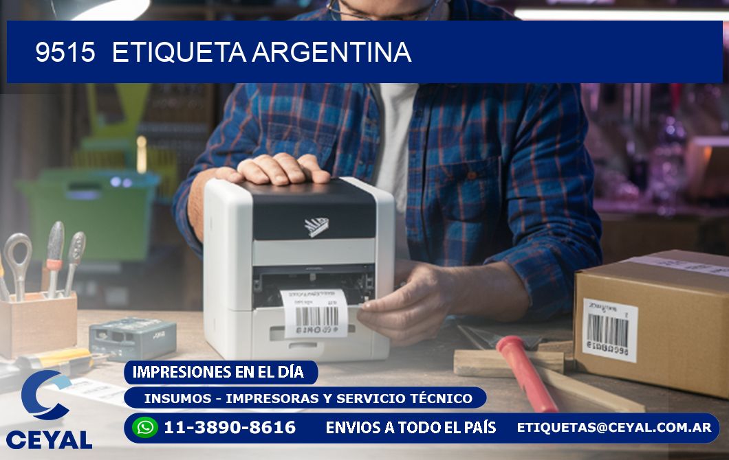 9515 ETIQUETA ARGENTINA