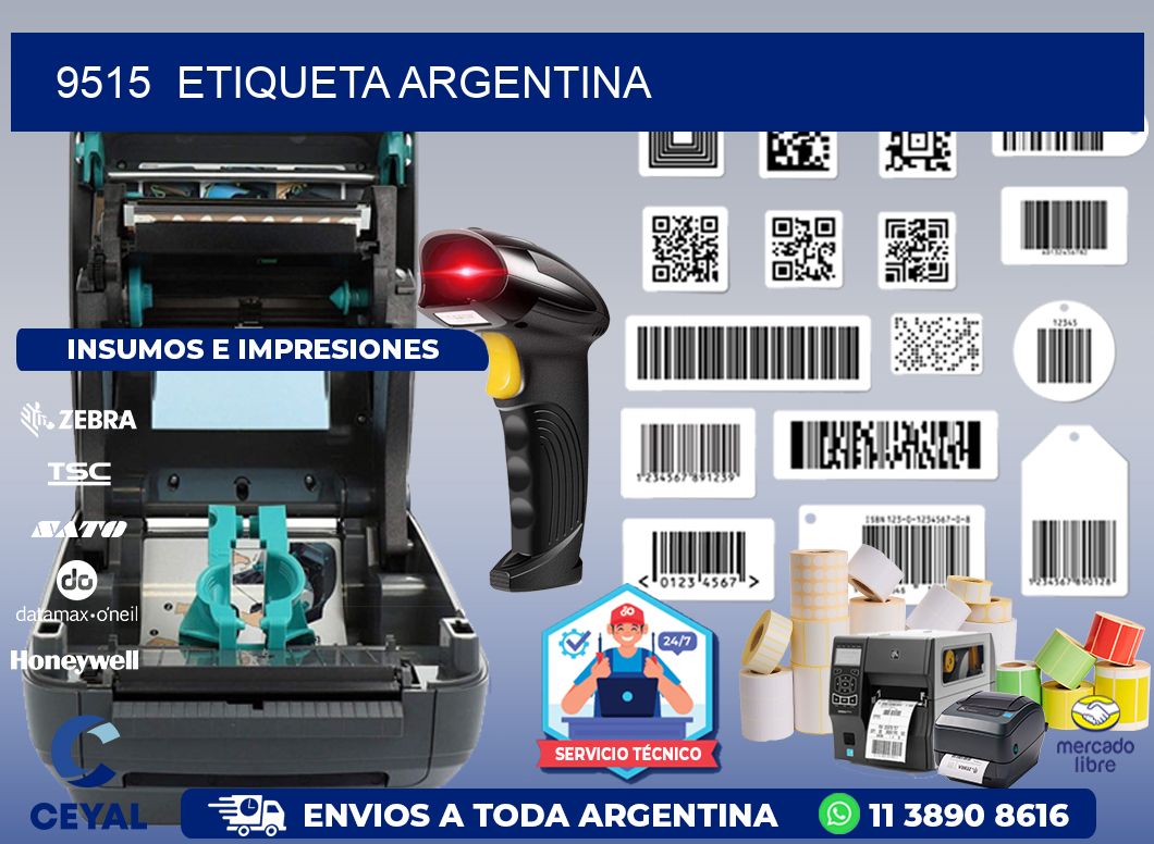 9515 ETIQUETA ARGENTINA