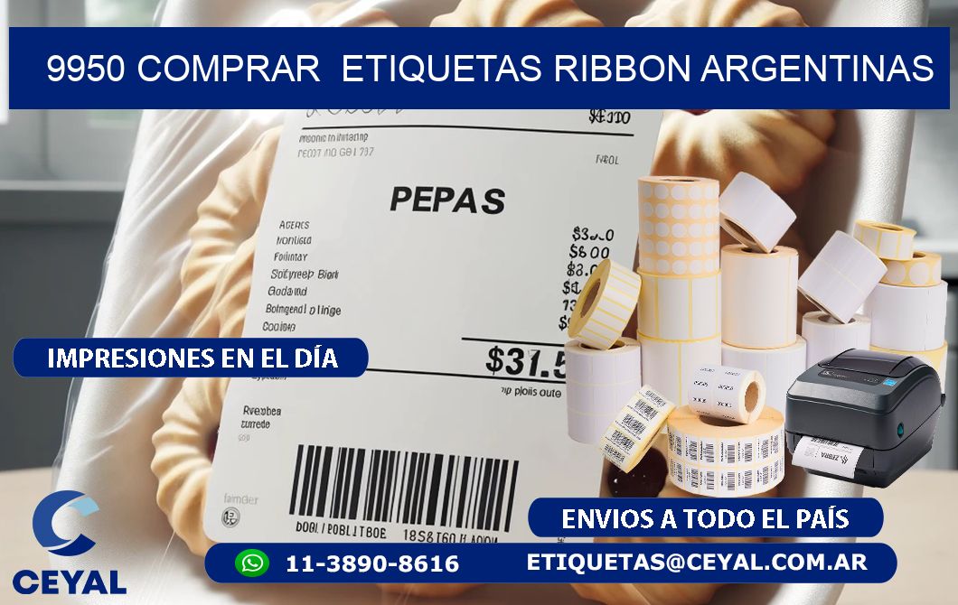 9950 COMPRAR  ETIQUETAS RIBBON ARGENTINAS