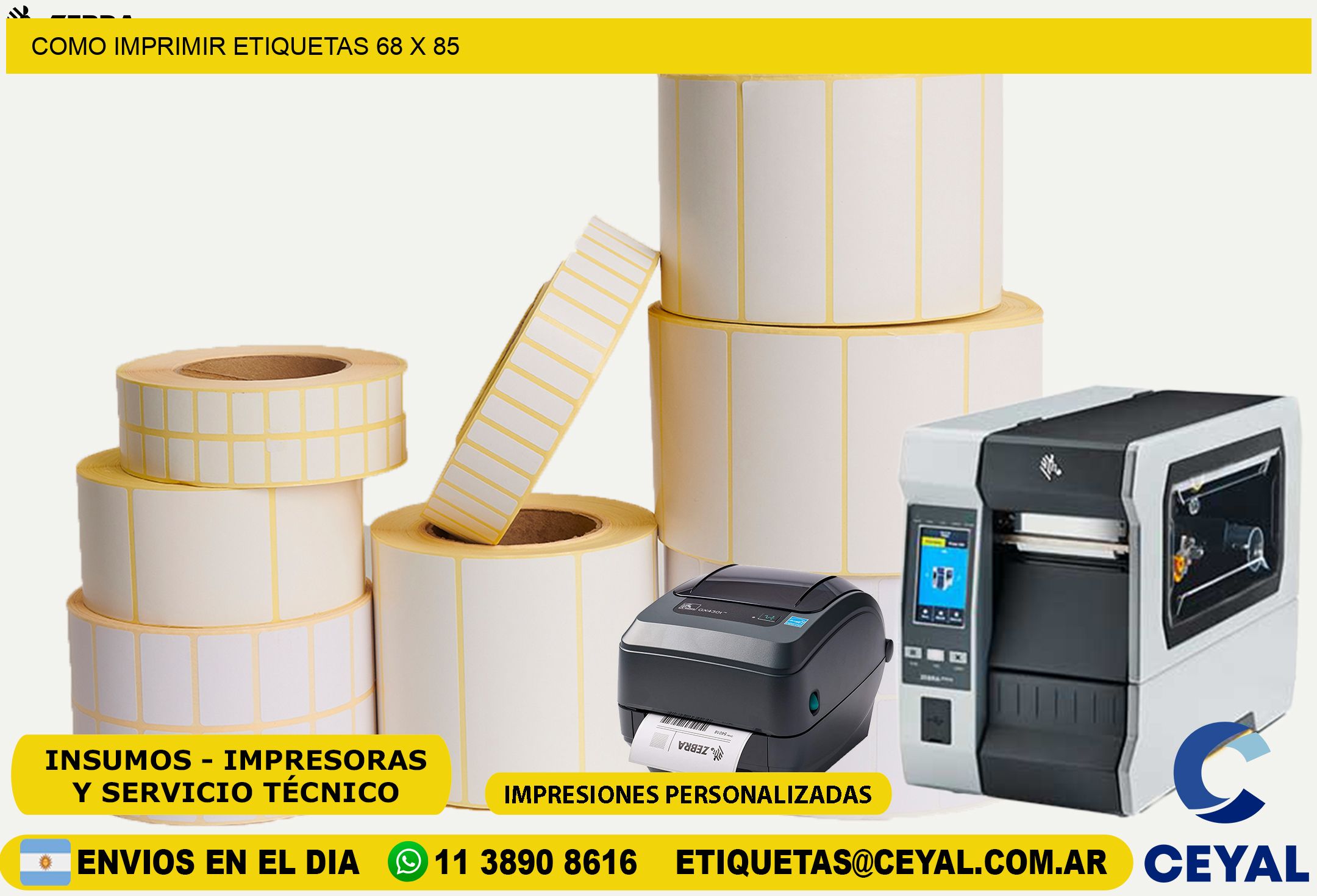 COMO IMPRIMIR ETIQUETAS 68 x 85