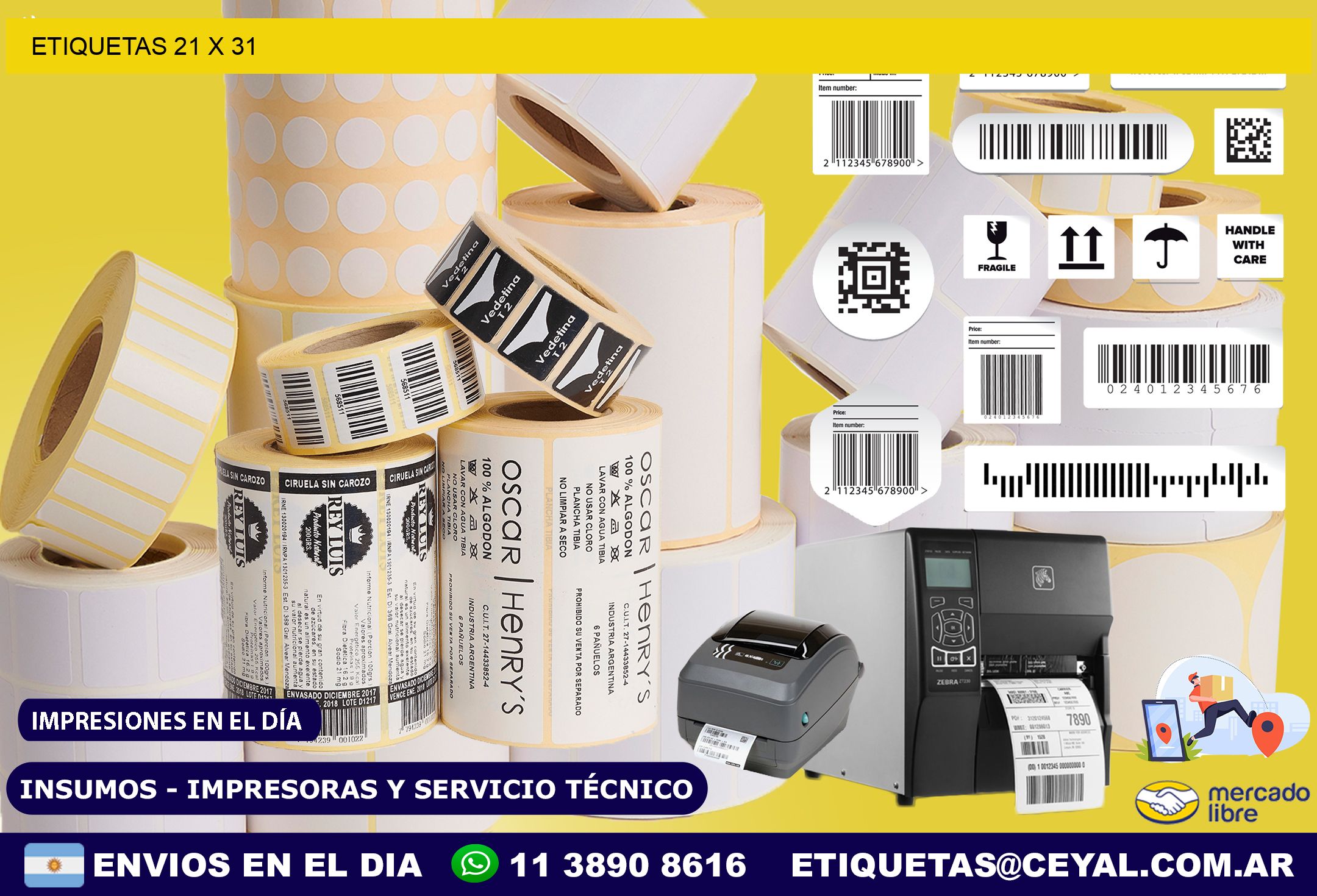 ETIQUETAS 21 x 31