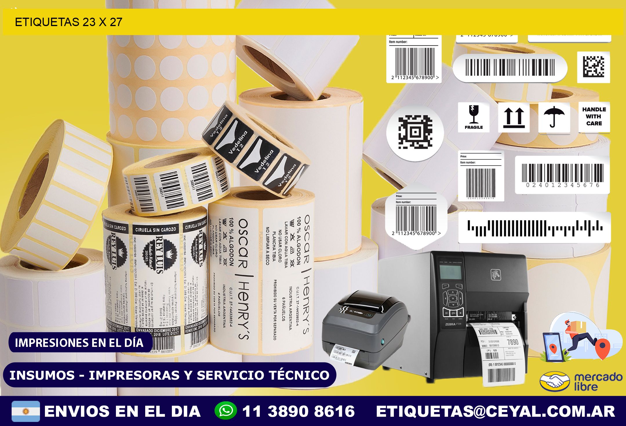 ETIQUETAS 23 x 27