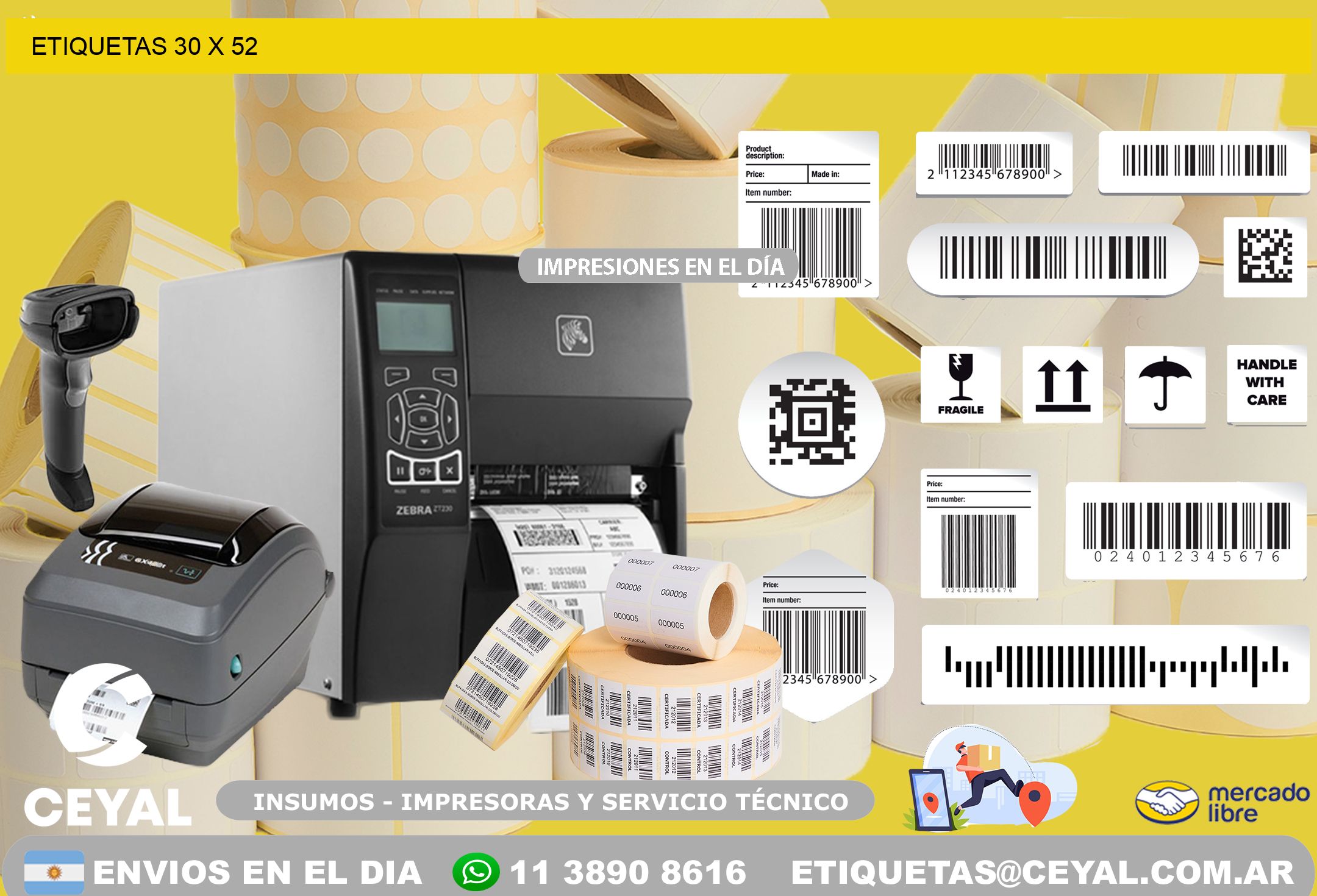 ETIQUETAS 30 x 52