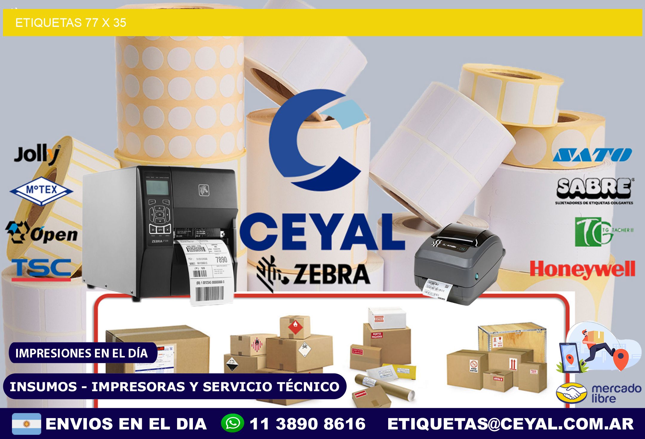ETIQUETAS 77 x 35