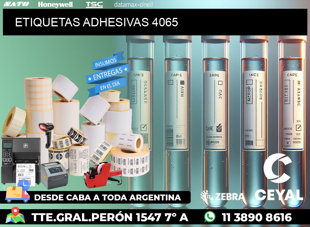 ETIQUETAS ADHESIVAS 4065
