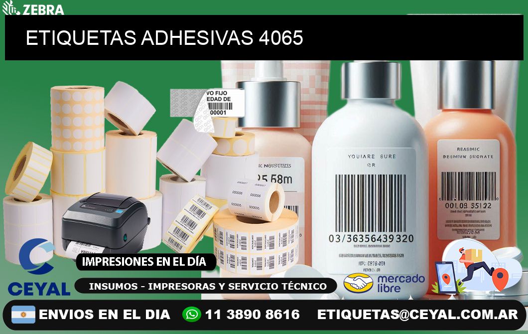 ETIQUETAS ADHESIVAS 4065
