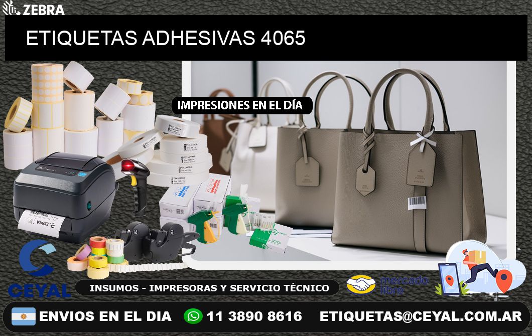 ETIQUETAS ADHESIVAS 4065